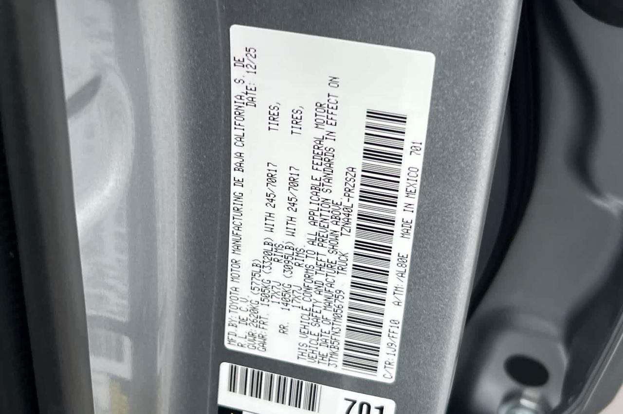 2026 Toyota Tacoma SR5 Roseville CA