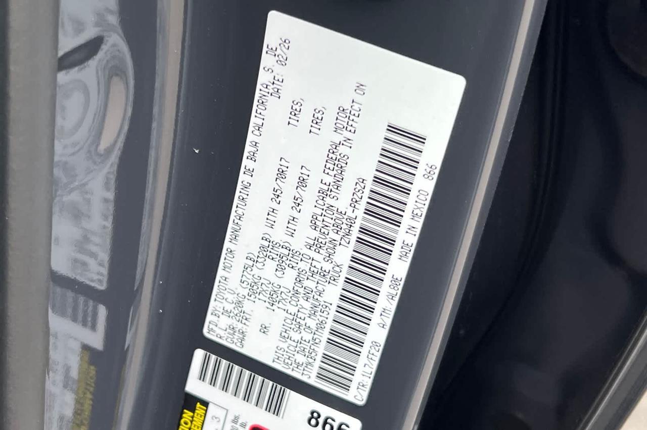 2026 Toyota Tacoma SR5 Roseville CA