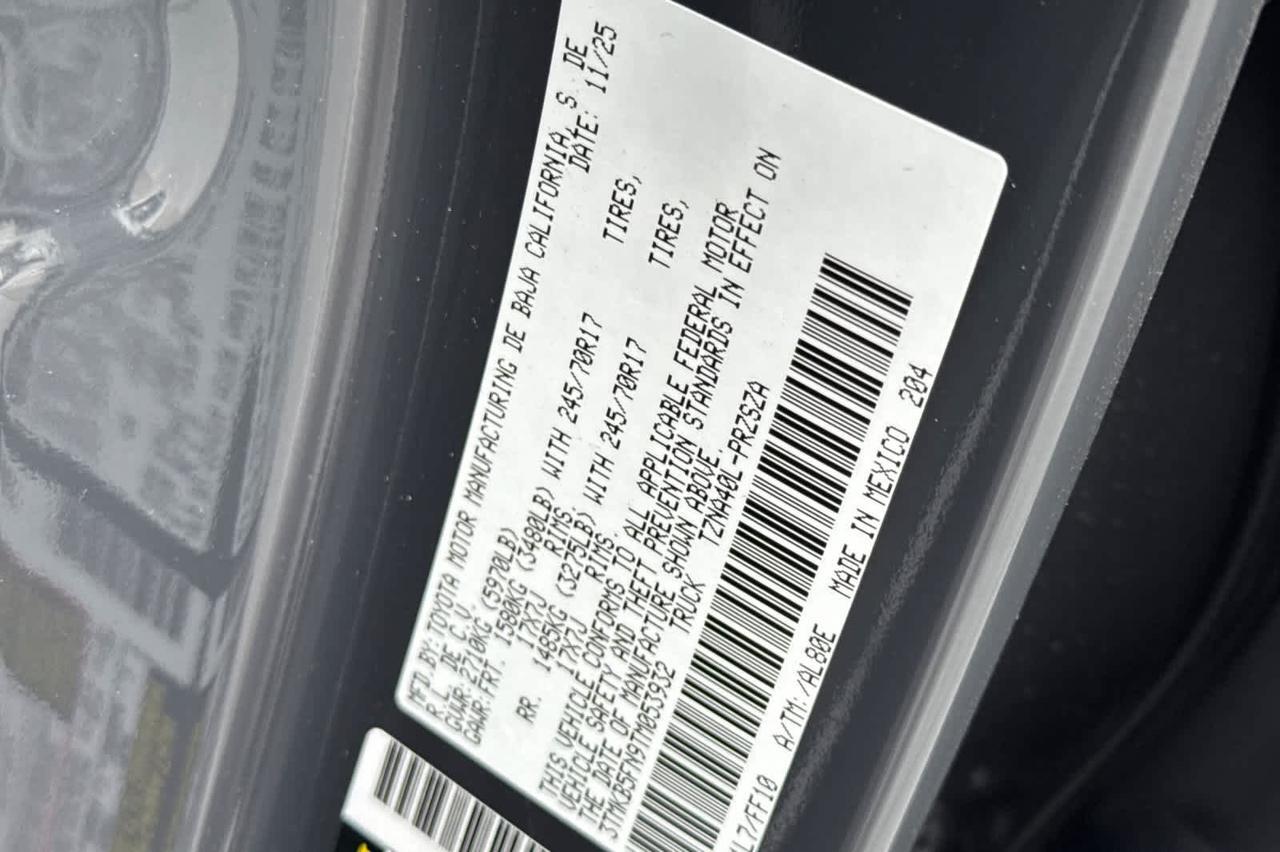 2026 Toyota Tacoma SR5 Roseville CA