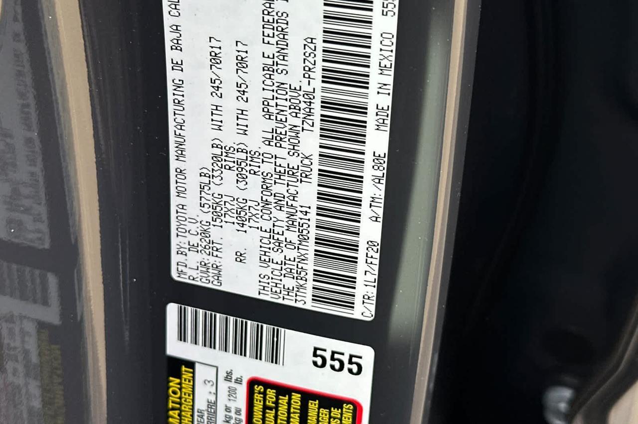 2026 Toyota Tacoma SR5 Roseville CA