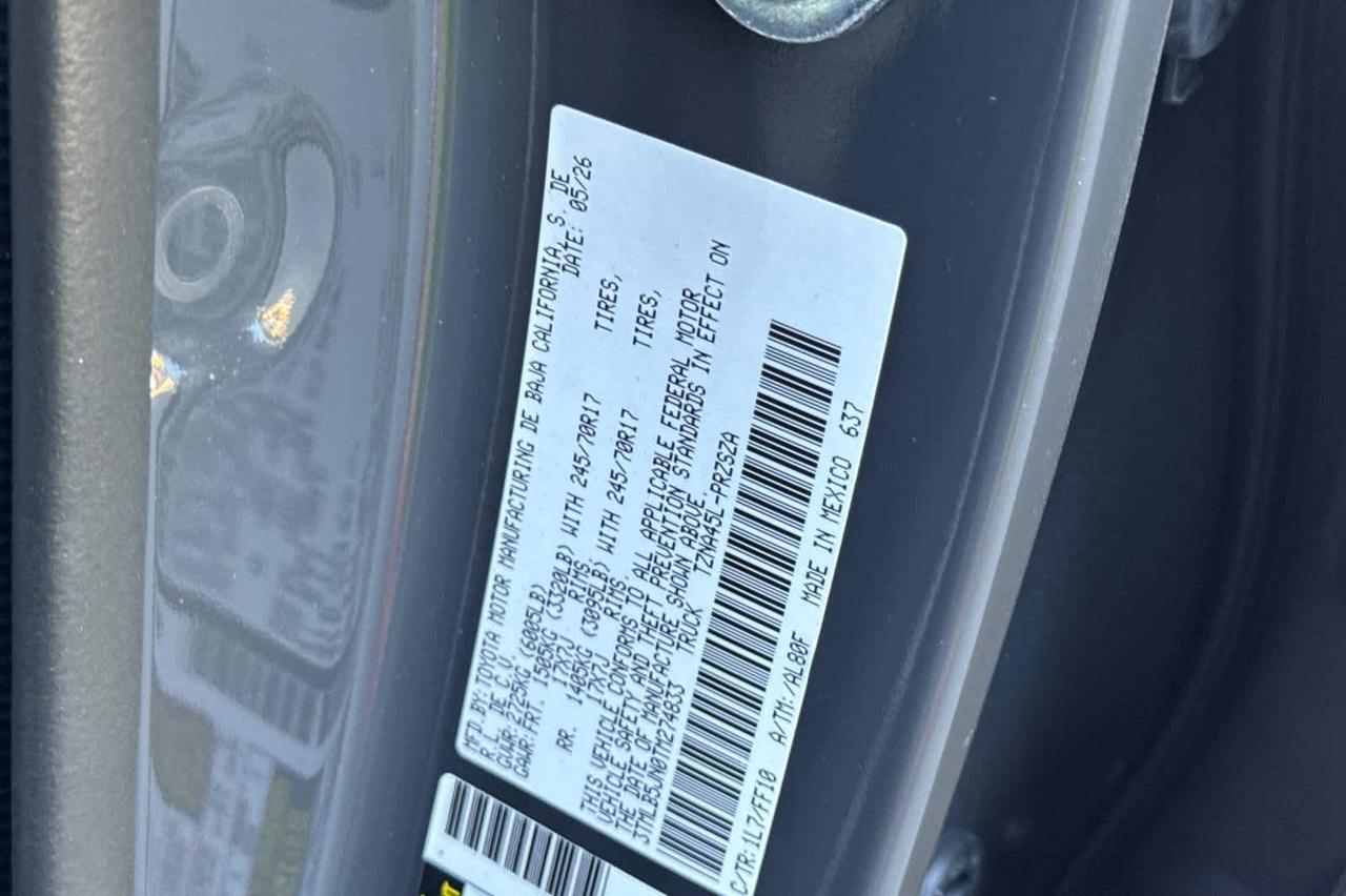 2026 Toyota Tacoma SR5 Roseville CA