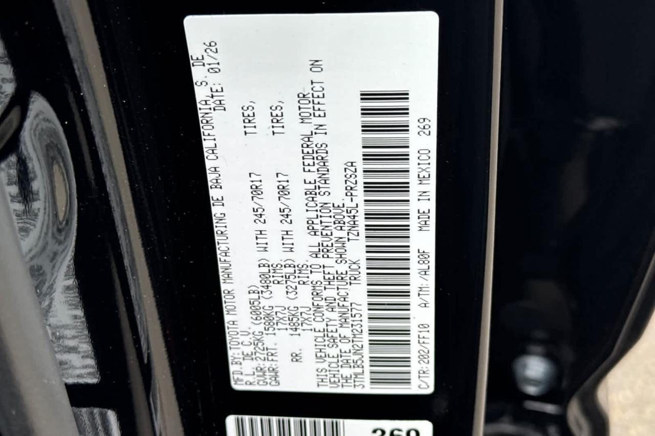 2026 Toyota Tacoma SR5 Roseville CA