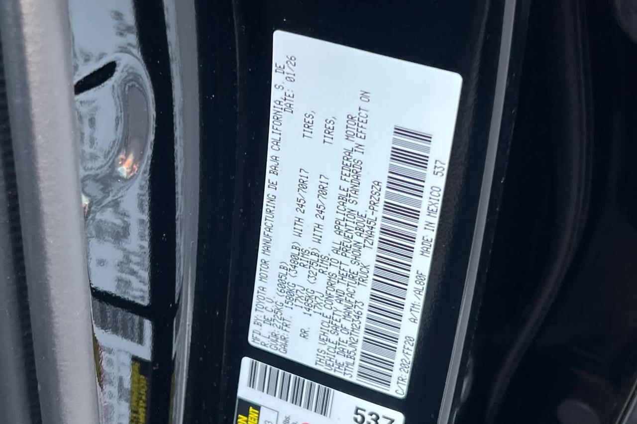 2026 Toyota Tacoma SR5 Roseville CA