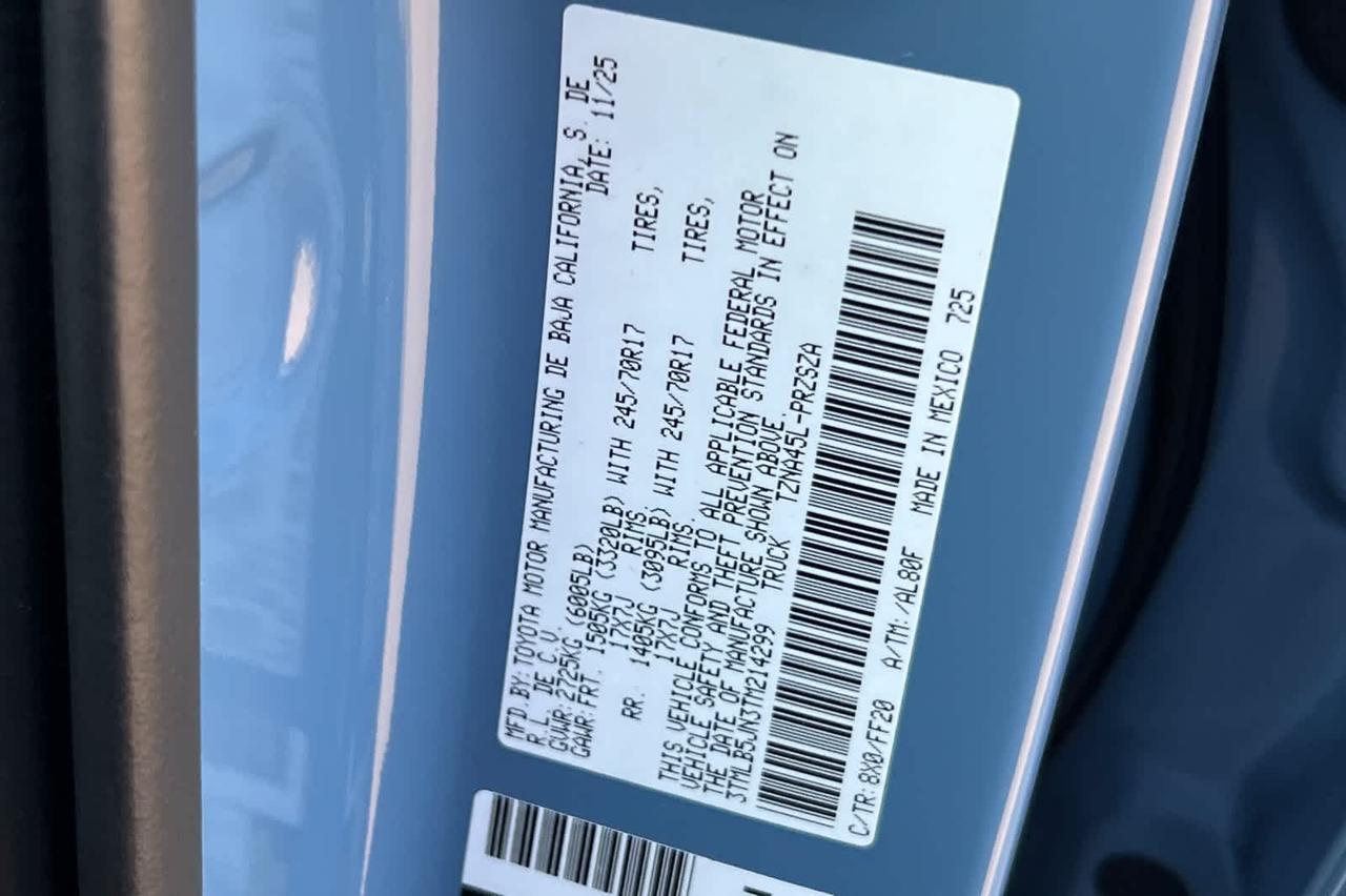 2026 Toyota Tacoma SR5 Roseville CA