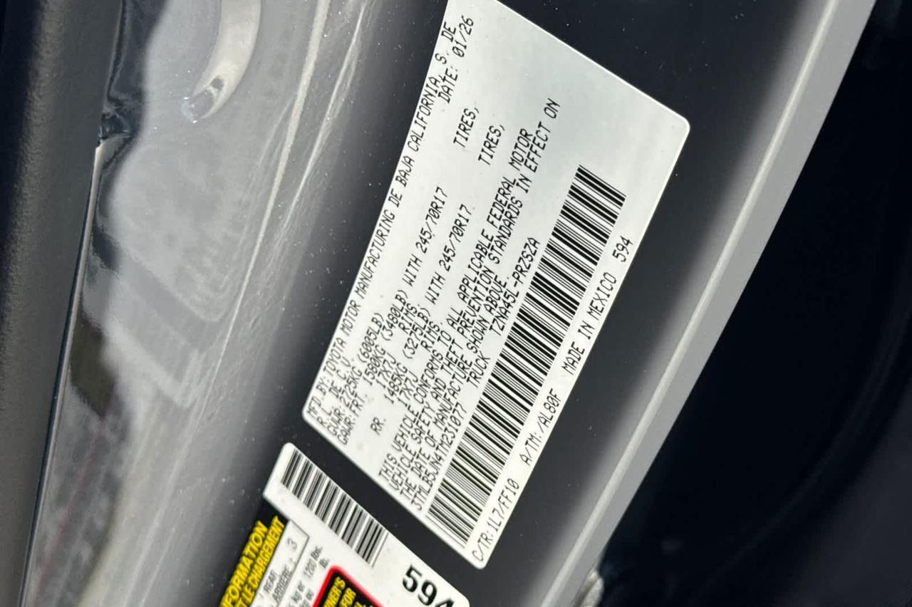 2026 Toyota Tacoma SR5 Roseville CA