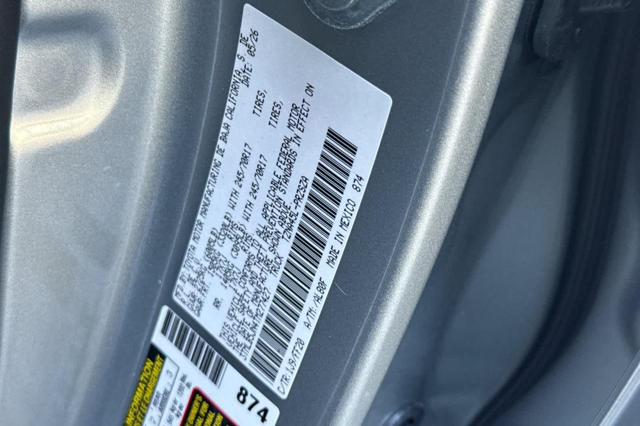 2026 Toyota Tacoma SR5 Roseville CA