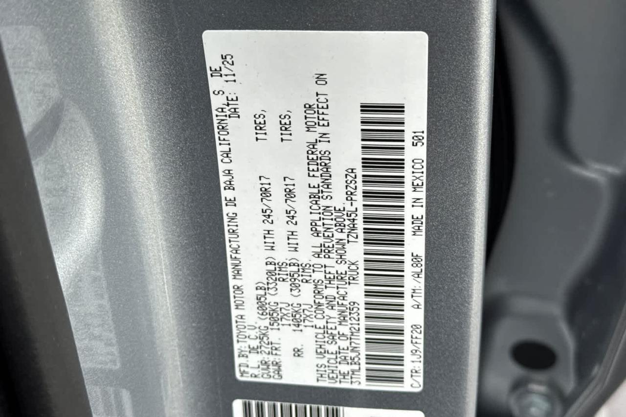 2026 Toyota Tacoma SR5 Roseville CA