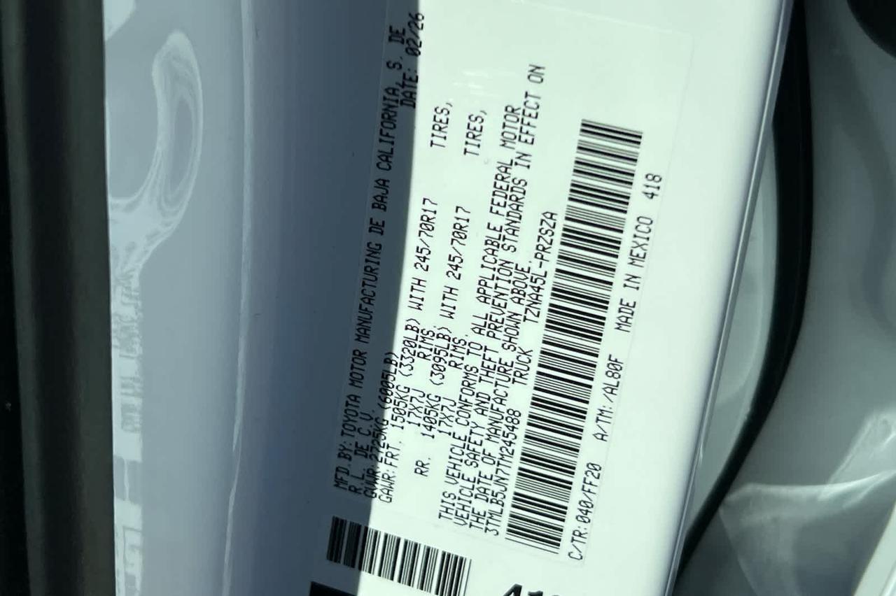 2026 Toyota Tacoma SR5 Roseville CA