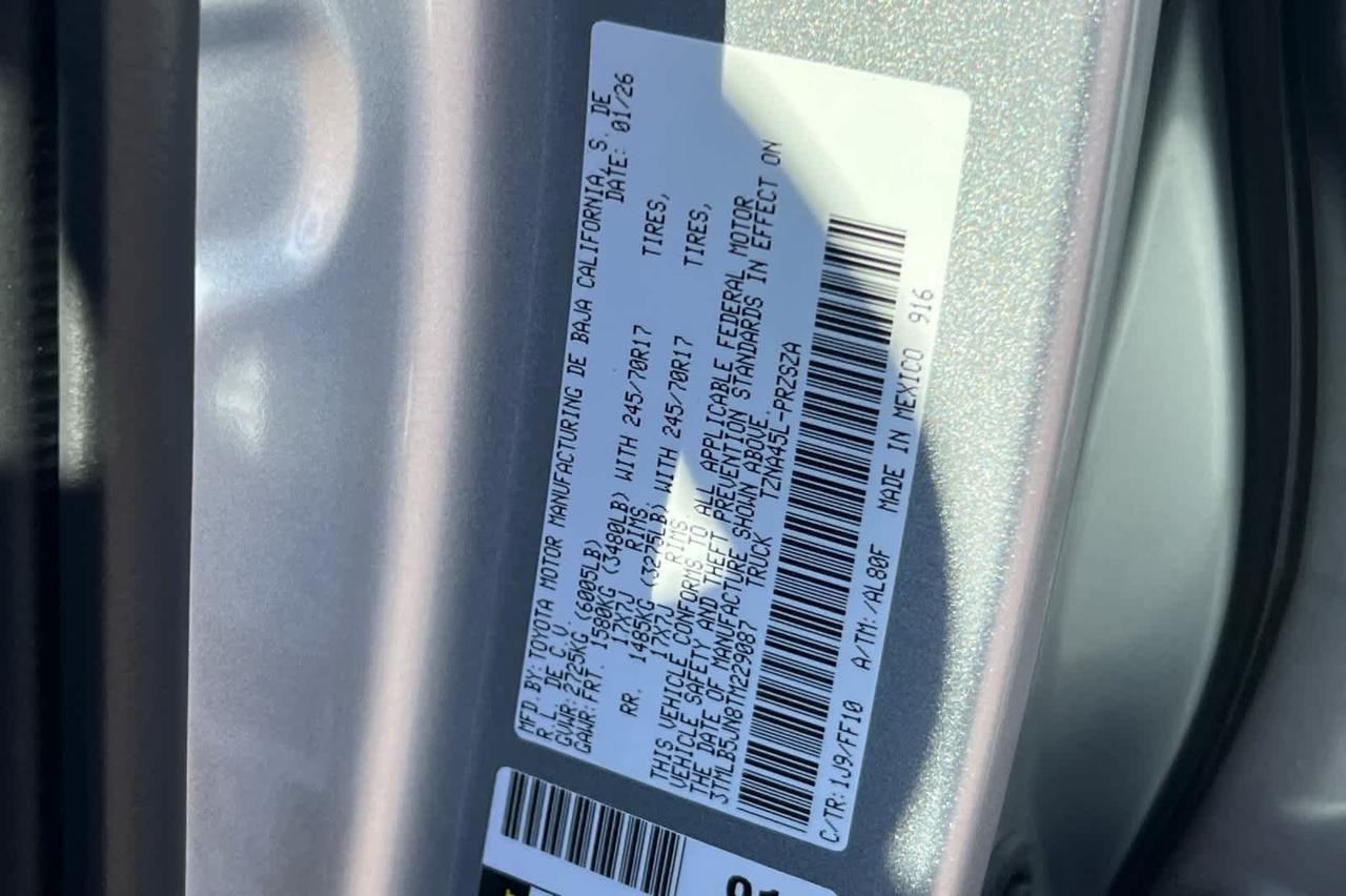 2026 Toyota Tacoma SR5 Roseville CA