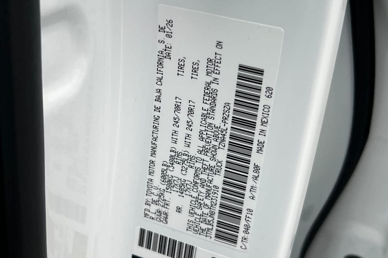 2026 Toyota Tacoma SR5 Roseville CA