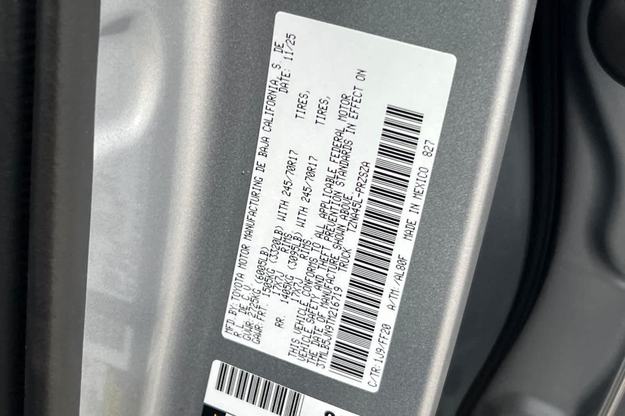 2026 Toyota Tacoma SR5 Roseville CA