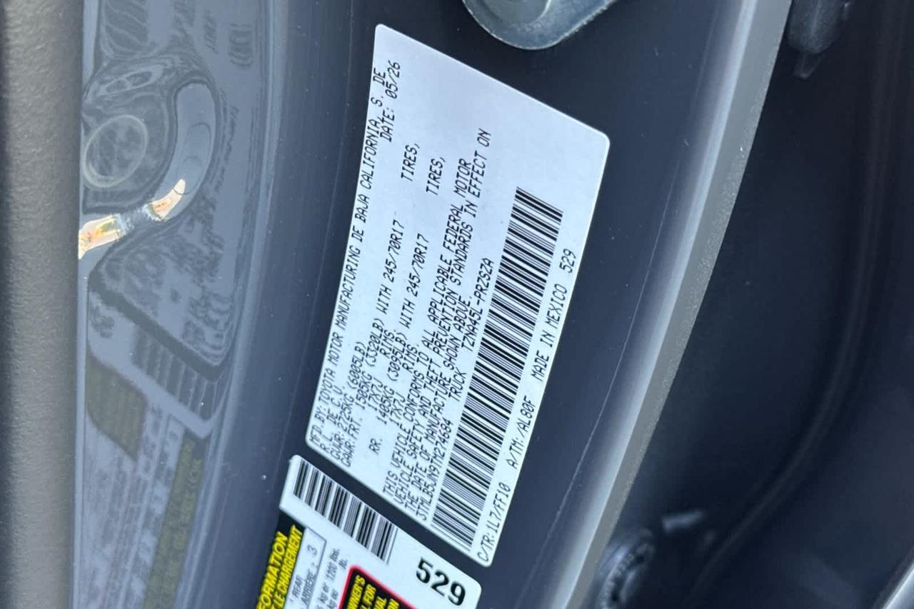 2026 Toyota Tacoma SR5 Roseville CA