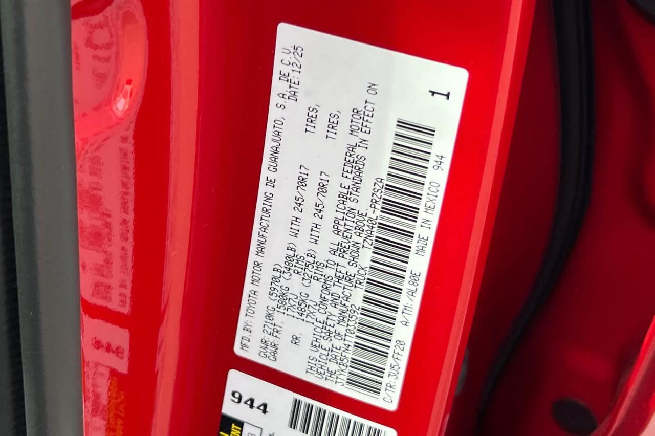 2026 Toyota Tacoma SR5 Roseville CA