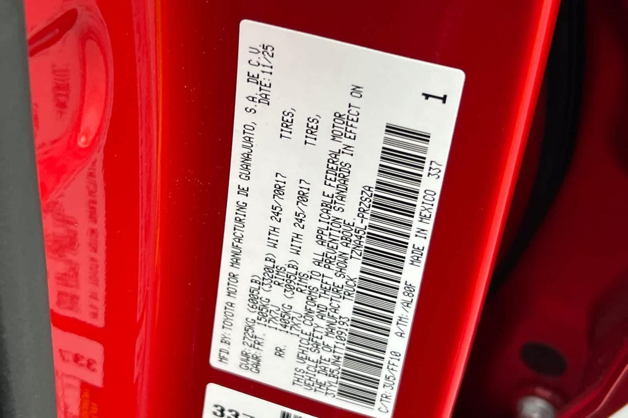 2026 Toyota Tacoma SR5 Roseville CA