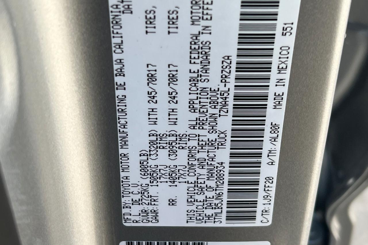 2026 Toyota Tacoma SR5 Ontario OR