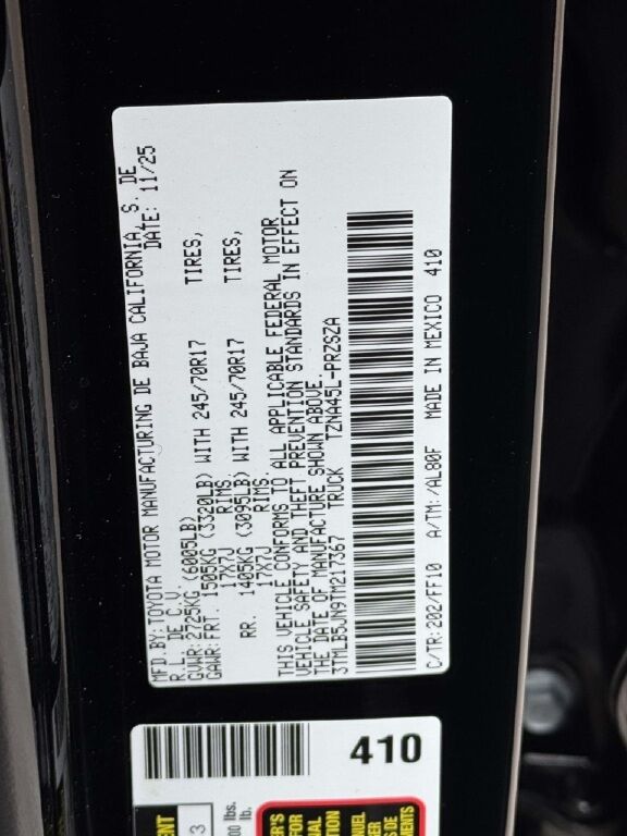 2026 Toyota Tacoma SR5 Fredericksburg VA