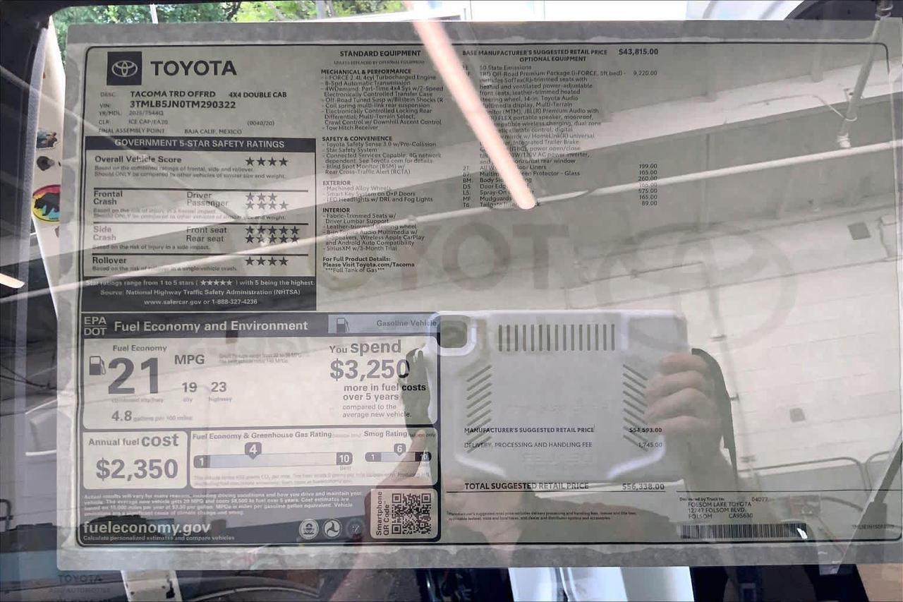 2026 Toyota Tacoma TRD Off Road Folsom CA