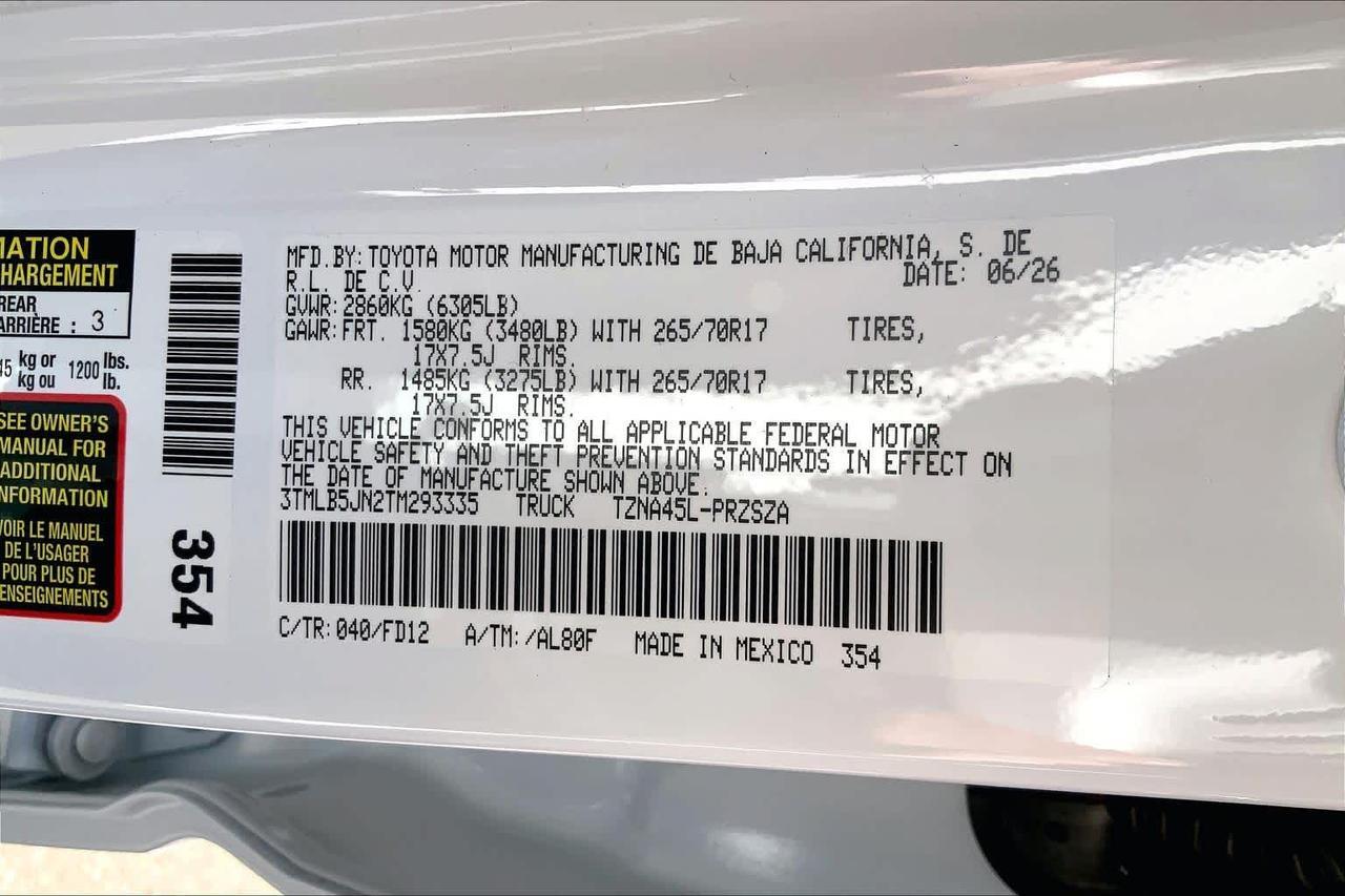 2026 Toyota Tacoma TRD Off Road Folsom CA