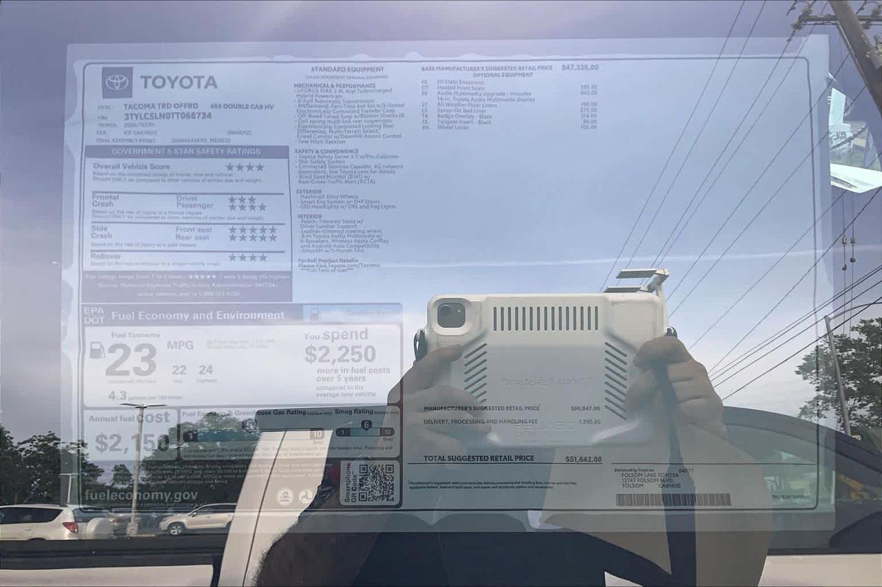 2026 Toyota Tacoma TRD Off Road Hybrid Folsom CA
