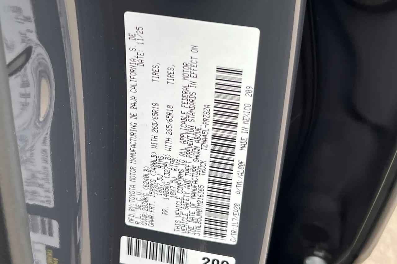 2026 Toyota Tacoma TRD Off Road Roseville CA