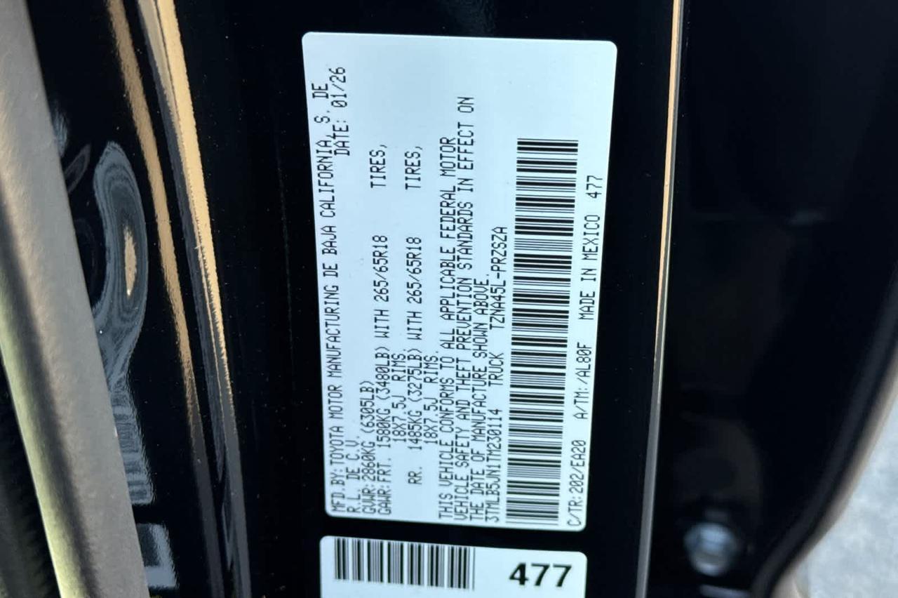 2026 Toyota Tacoma TRD Off Road Roseville CA