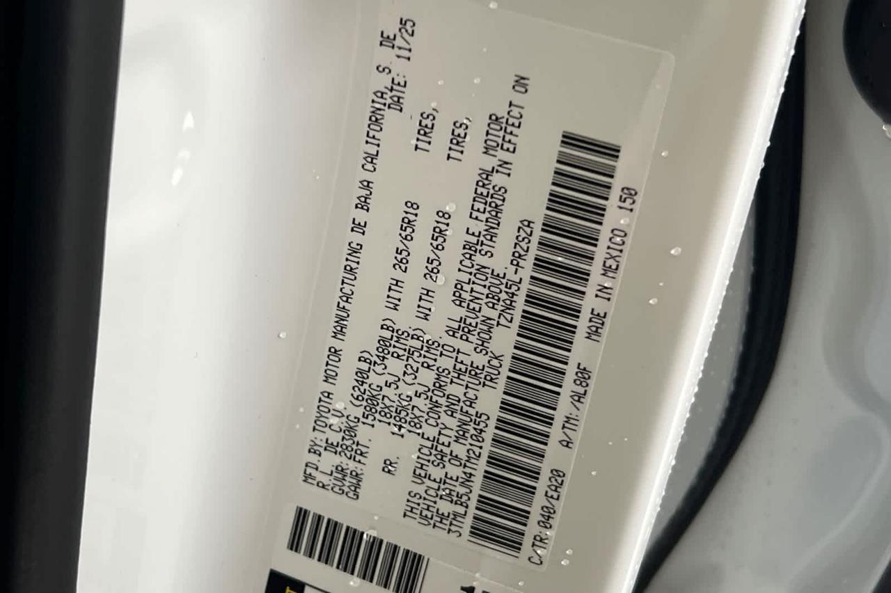 2026 Toyota Tacoma TRD Off Road Roseville CA