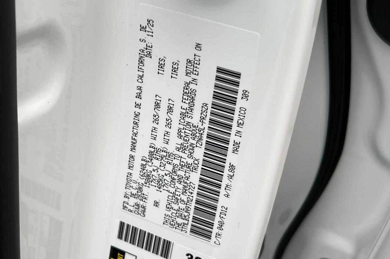 2026 Toyota Tacoma TRD Off Road Roseville CA