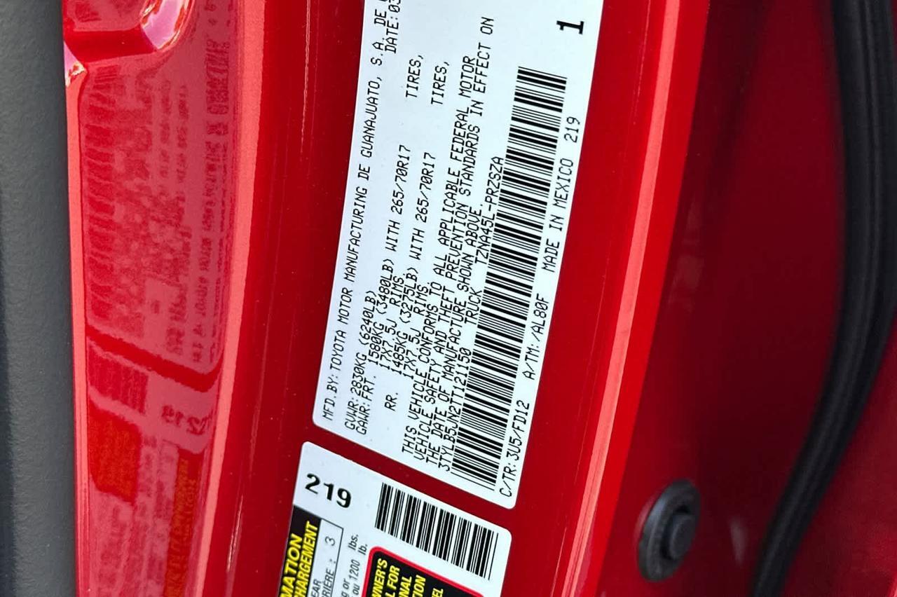 2026 Toyota Tacoma TRD Off Road Roseville CA