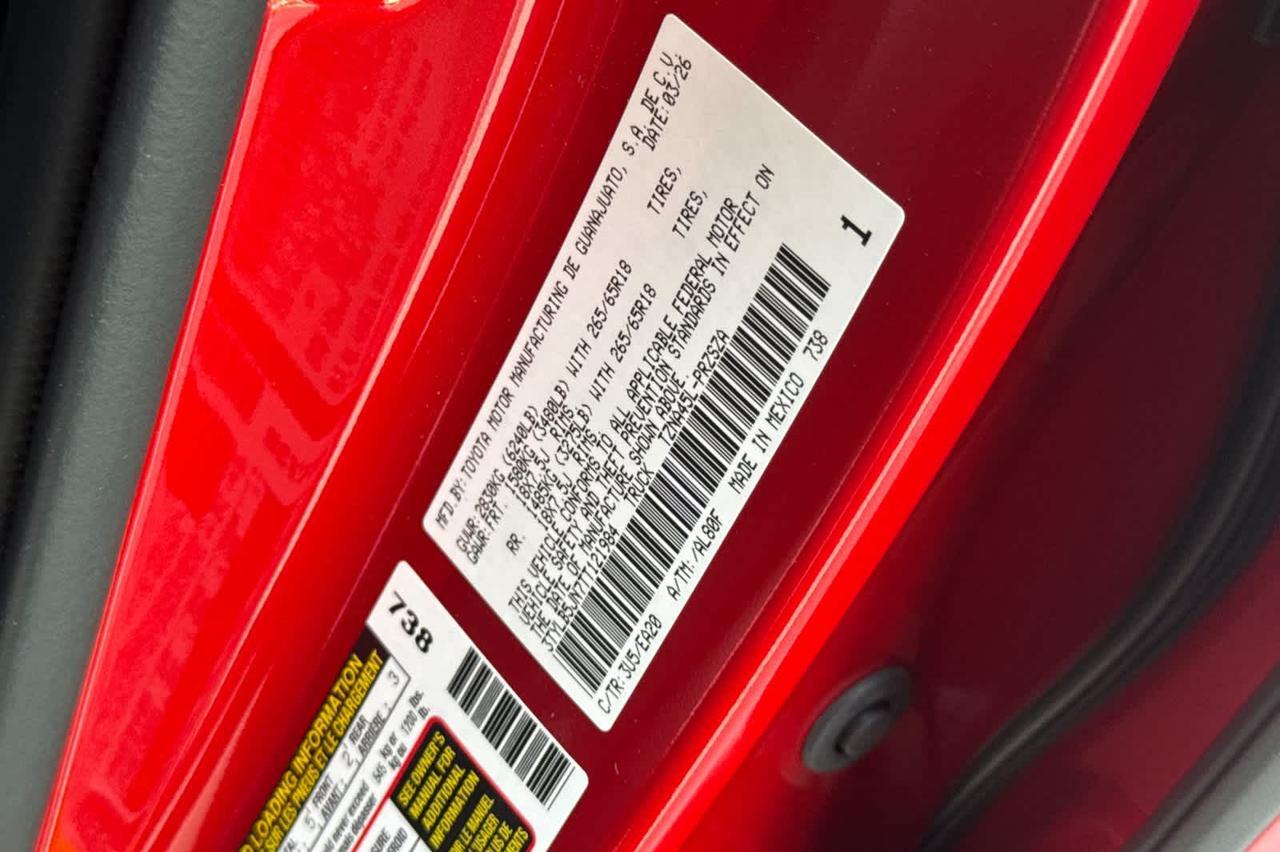 2026 Toyota Tacoma TRD Off Road Roseville CA