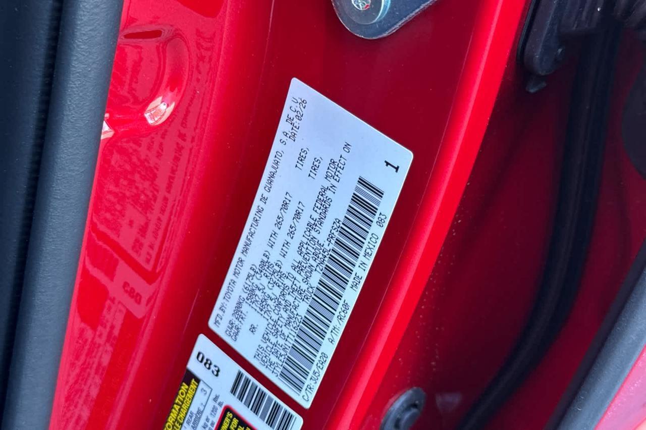 2026 Toyota Tacoma TRD Off Road Roseville CA