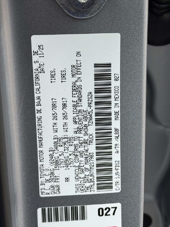 2026 Toyota Tacoma TRD Off-Road Fredericksburg VA