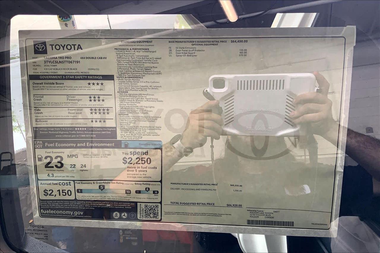 2026 Toyota Tacoma TRD Pro Hybrid Folsom CA