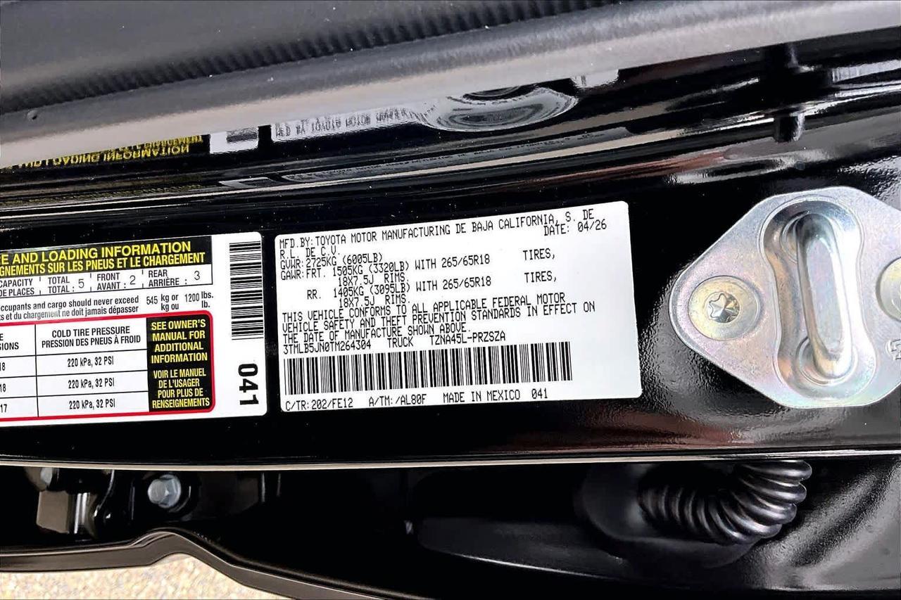 2026 Toyota Tacoma TRD Sport Folsom CA