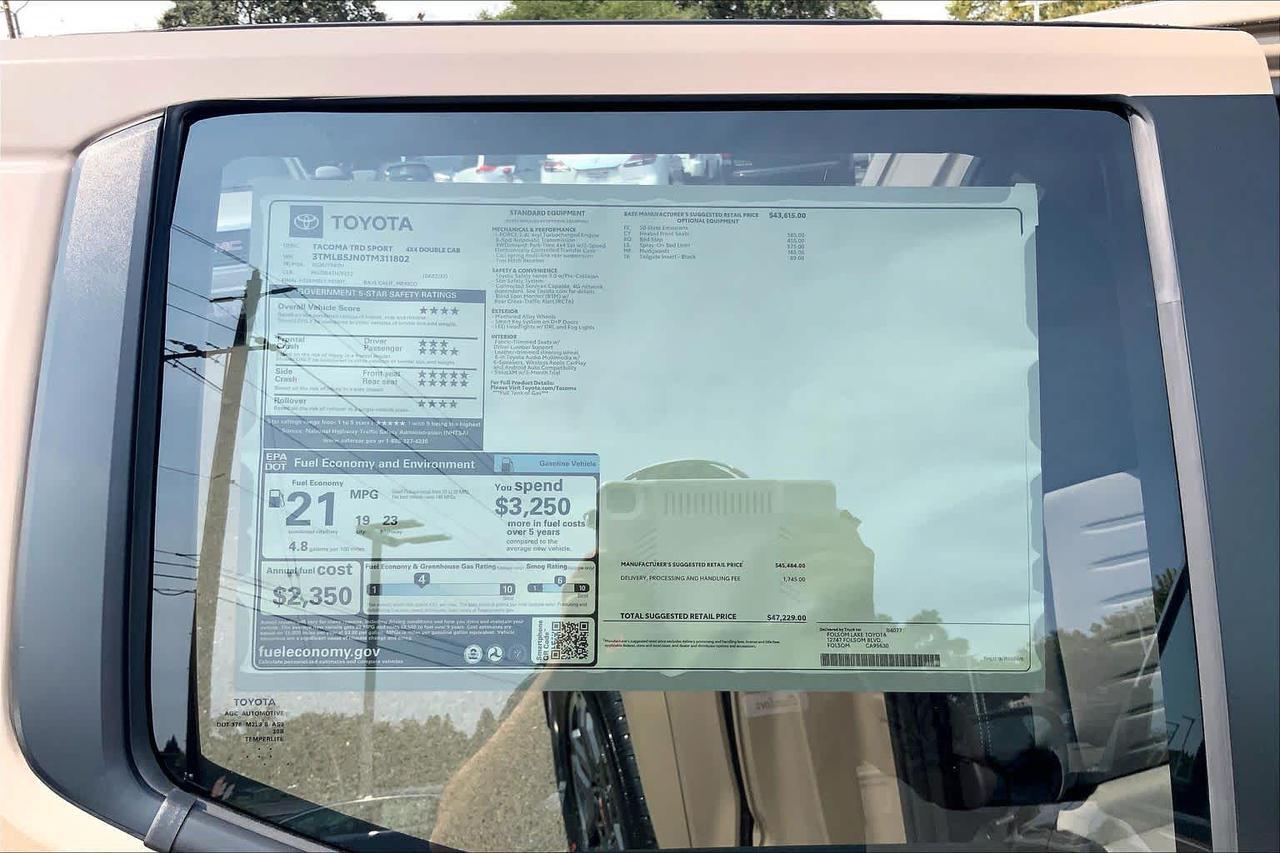 2026 Toyota Tacoma TRD Sport Folsom CA