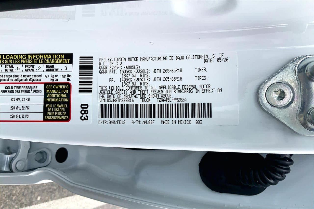 2026 Toyota Tacoma TRD Sport Folsom CA