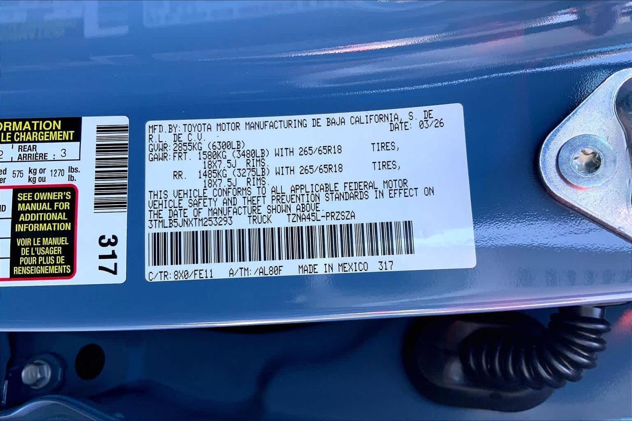 2026 Toyota Tacoma TRD Sport Folsom CA
