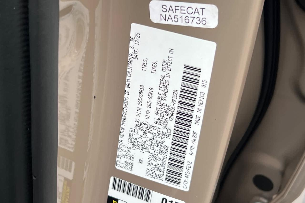 2026 Toyota Tacoma TRD Sport Roseville CA