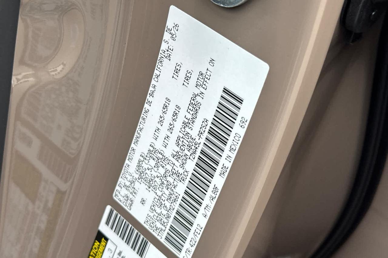 2026 Toyota Tacoma TRD Sport Roseville CA