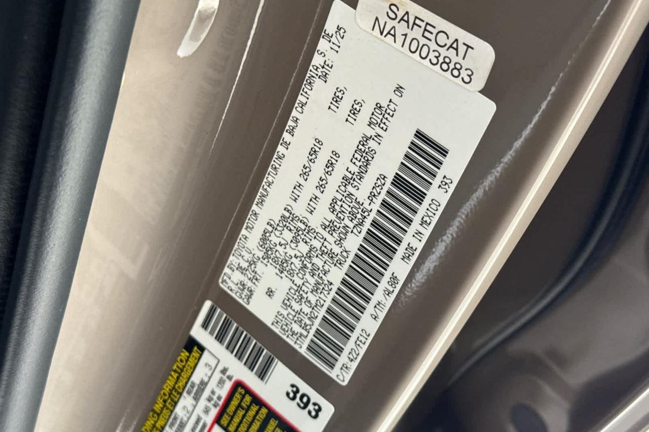 2026 Toyota Tacoma TRD Sport Roseville CA