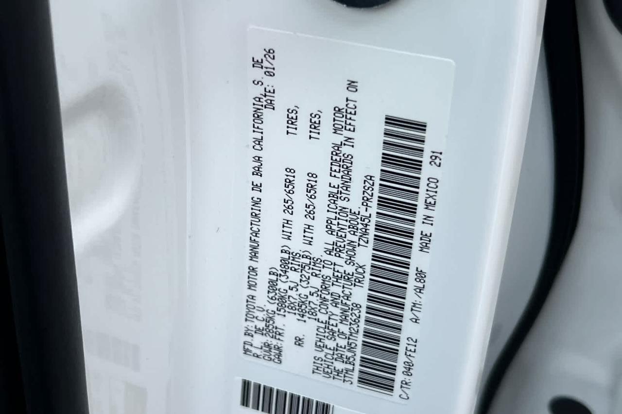 2026 Toyota Tacoma TRD Sport Roseville CA