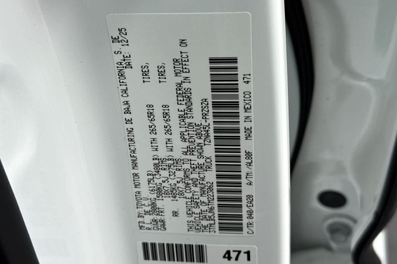 2026 Toyota Tacoma TRD Sport Roseville CA