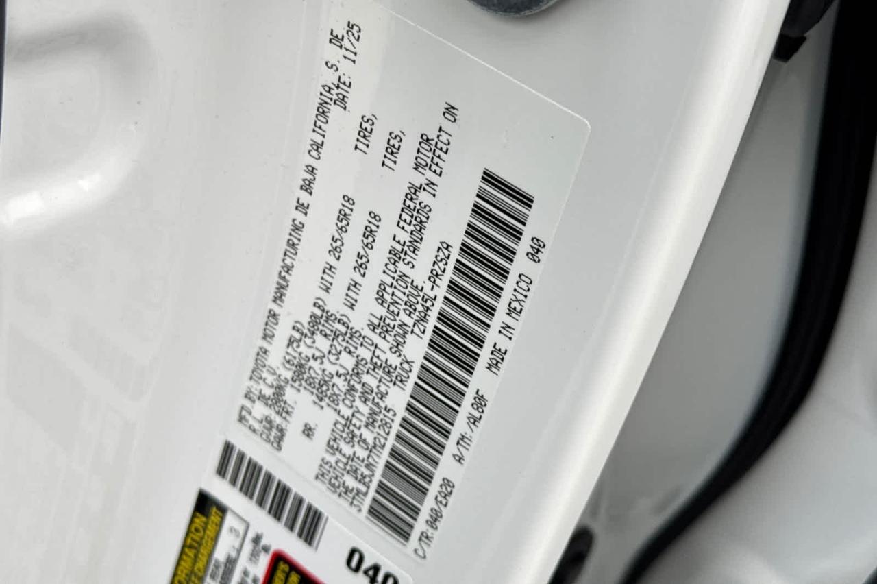 2026 Toyota Tacoma TRD Sport Roseville CA