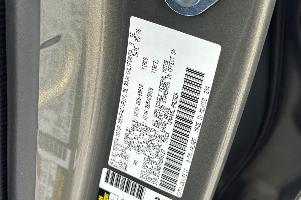 2026 Toyota Tacoma TRD Sport Roseville CA