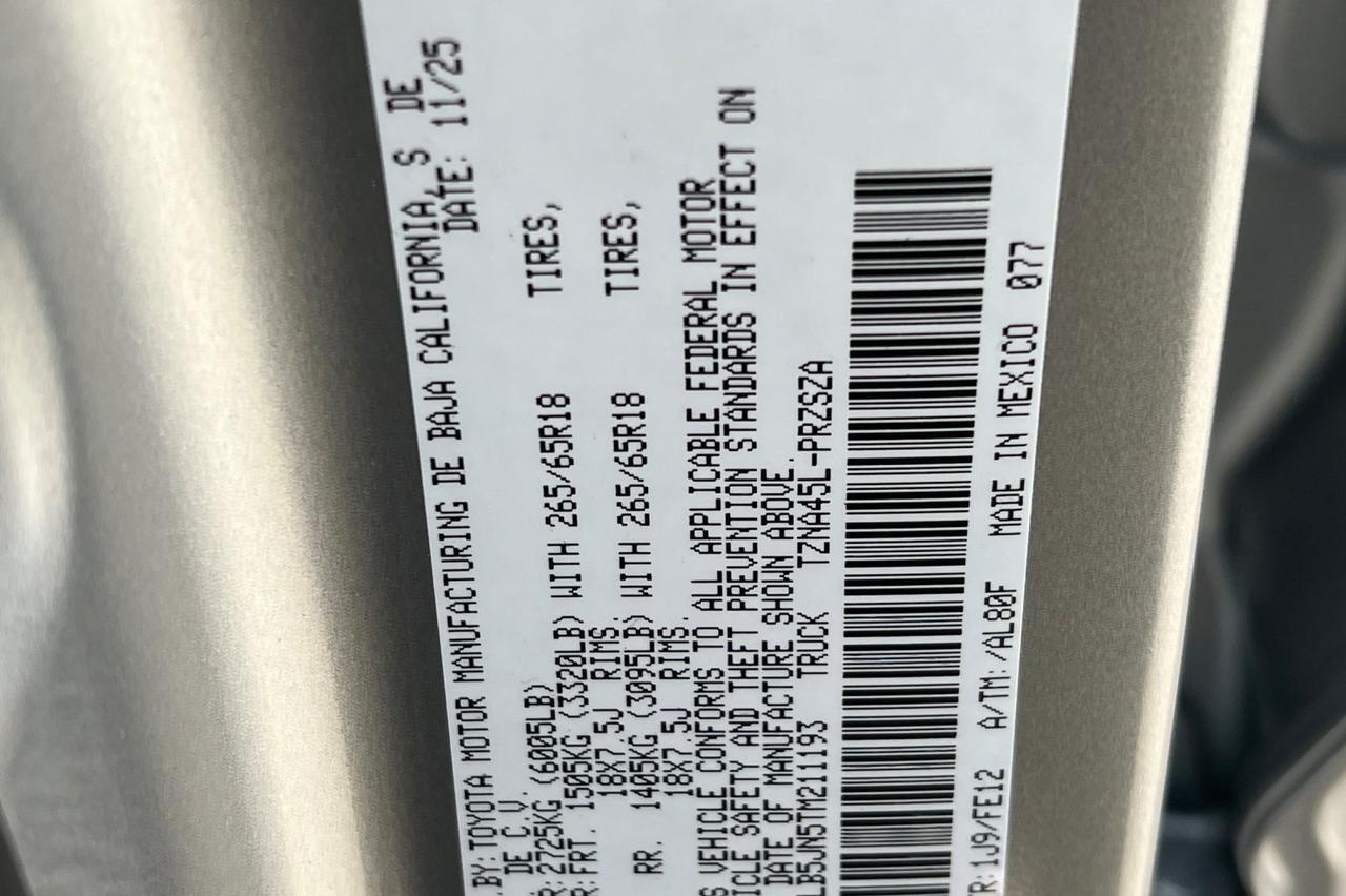 2026 Toyota Tacoma TRD Sport Ontario OR