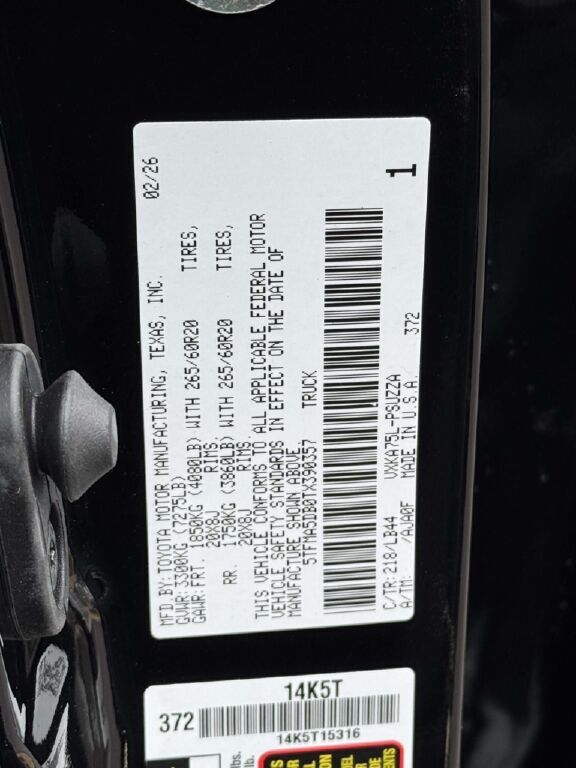 2026 Toyota Tundra 1794 Fredericksburg VA