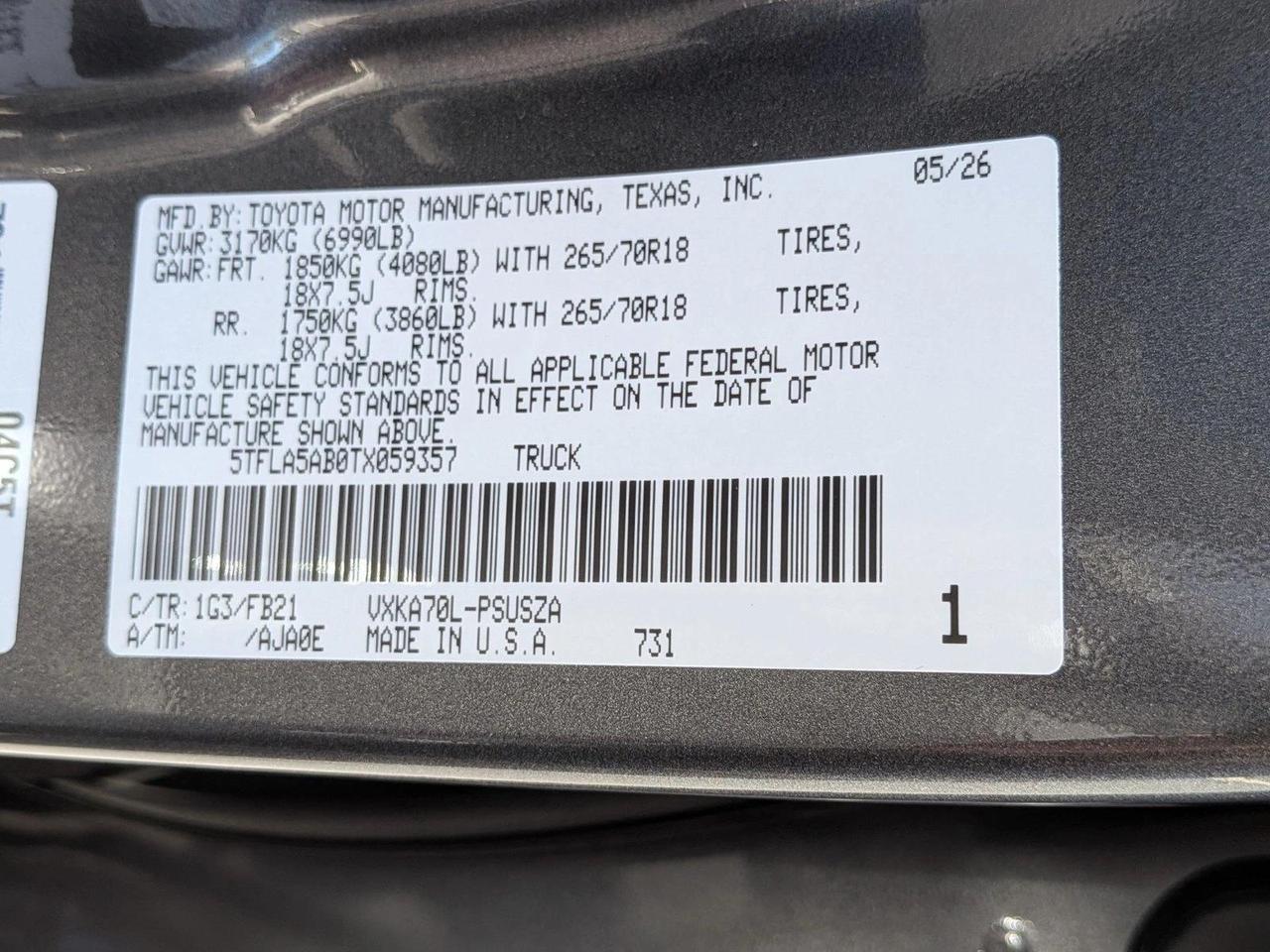 2026 Toyota Tundra 2WD SR5 Roseville CA