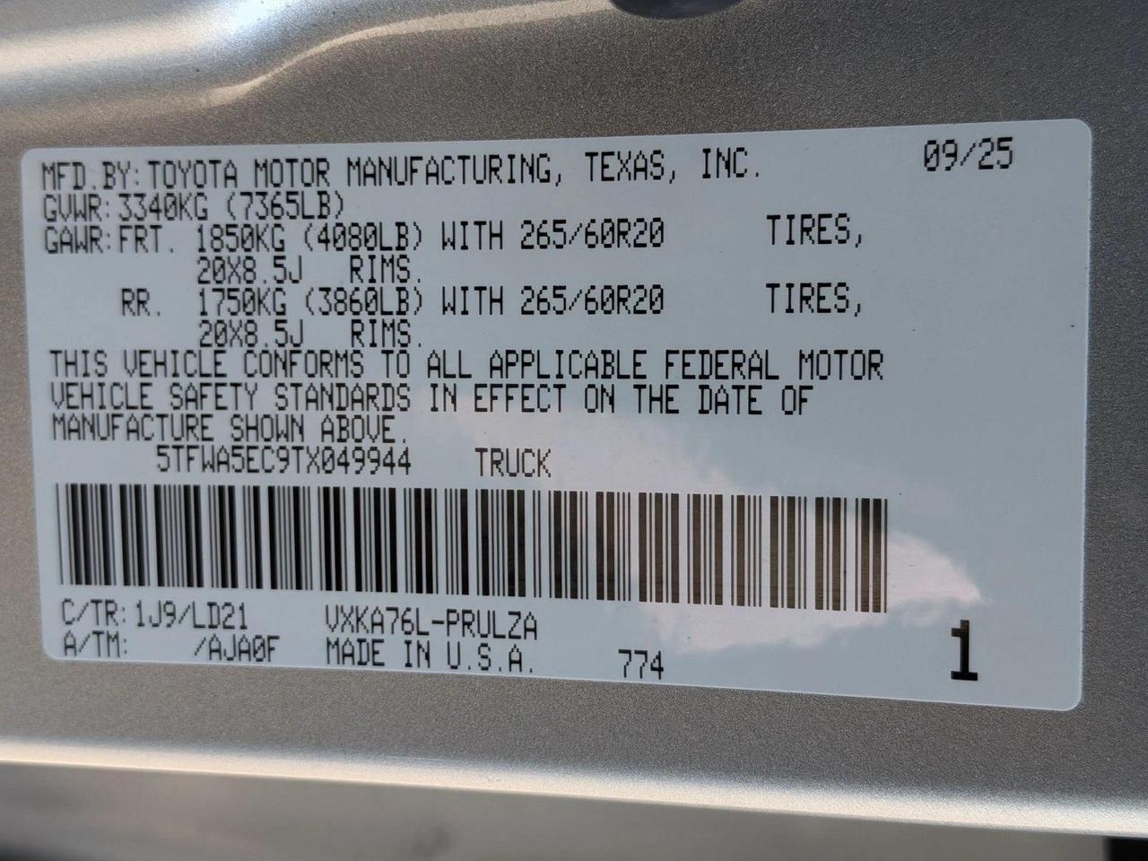 2026 Toyota Tundra 4WD SR5 Roseville CA