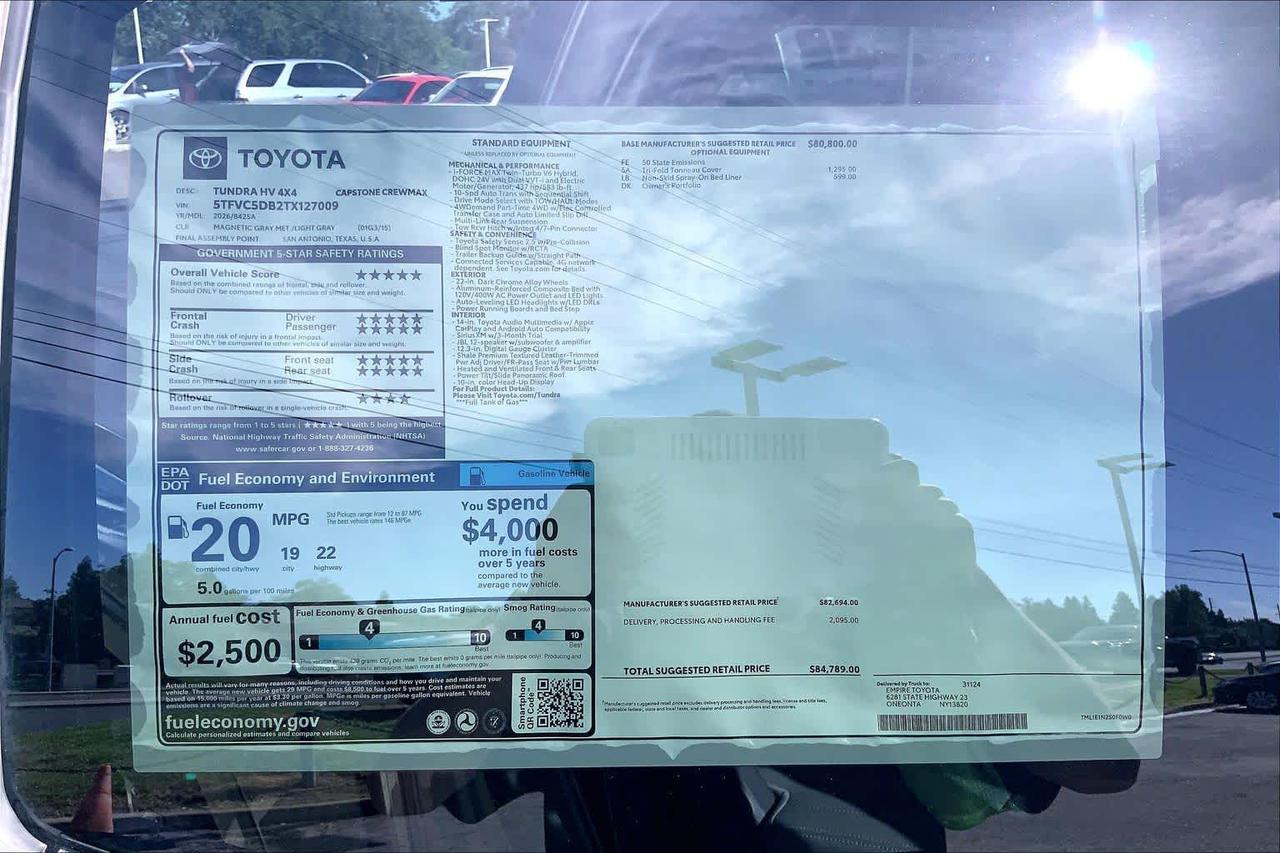 2026 Toyota Tundra Capstone Hybrid Folsom CA