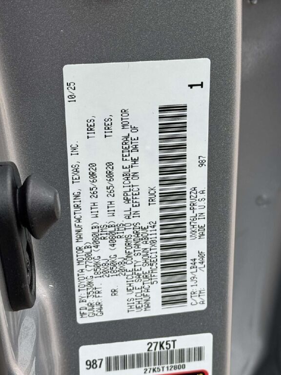 2026 Toyota Tundra Hybrid 1794 Edition Fredericksburg VA