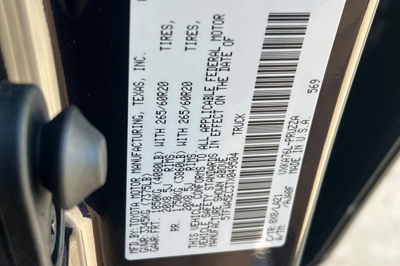 2026 Toyota Tundra Limited Ontario OR